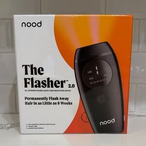 SEALED NEW IN BOX Nood The Flasher 2.0 IPL Hair Removal Device - Black